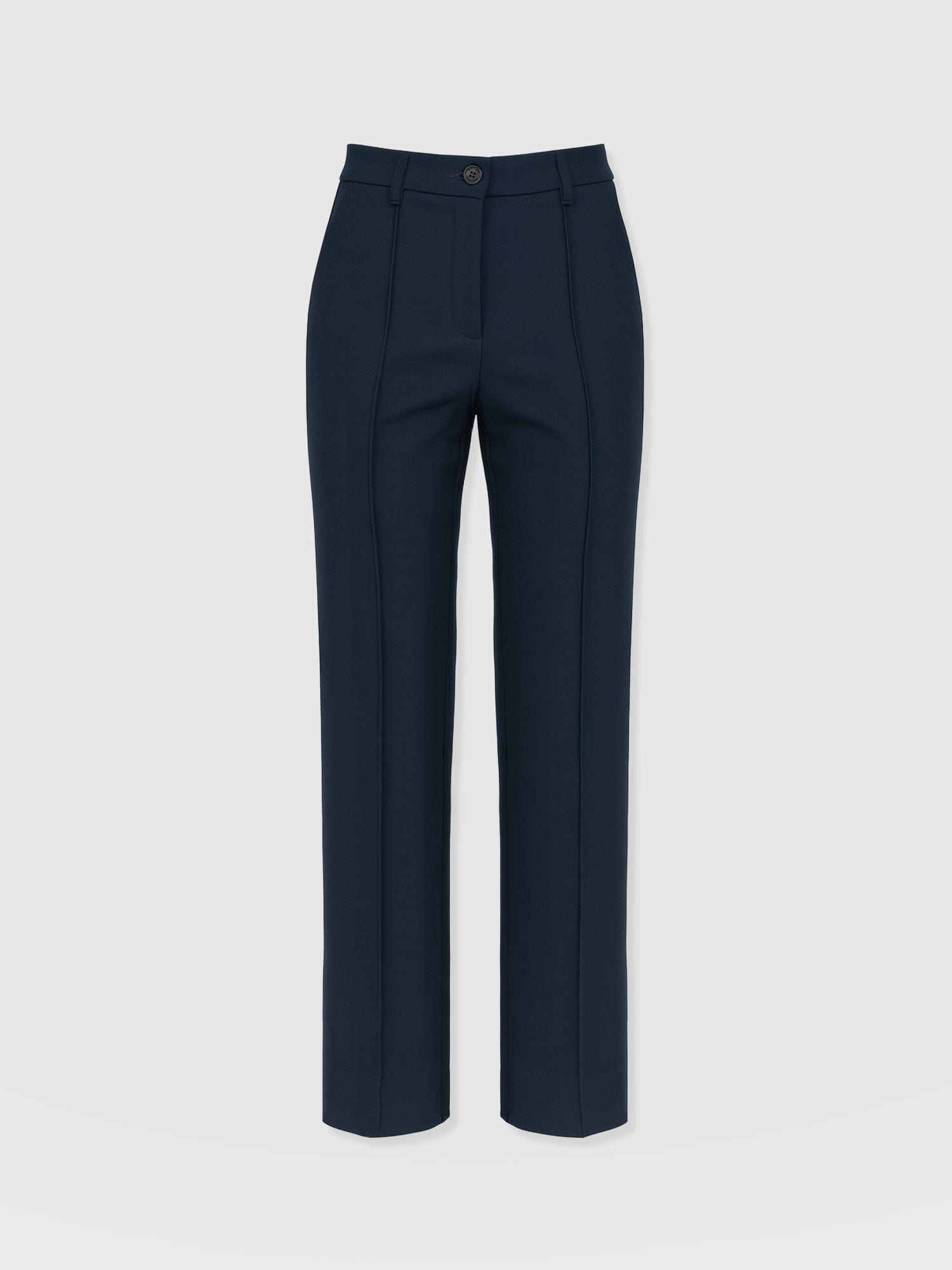 Harlow Straight Leg Pant - Navy - Women's Trousers | Saint + Sofia® USA